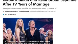 「裏切られた」ニコール・キッドマン 19年連れ添った夫と離婚へ