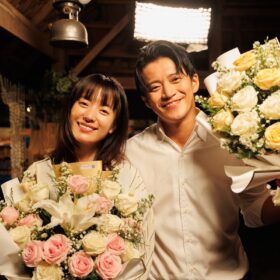 小栗旬×ハン・ヒョジュ、赤西仁×中村ゆりが見せた“素の笑顔” 『匿名の恋人たち』オフショット公開