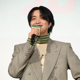 JUNON、突然の登場に会場騒然！ ウィンブレ完成披露を一瞬でかっさらうサプライズ