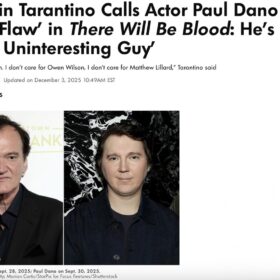 タランティーノ「彼は弱々しい」名作の助演俳優を酷評し大炎上　SNSでは反論続出