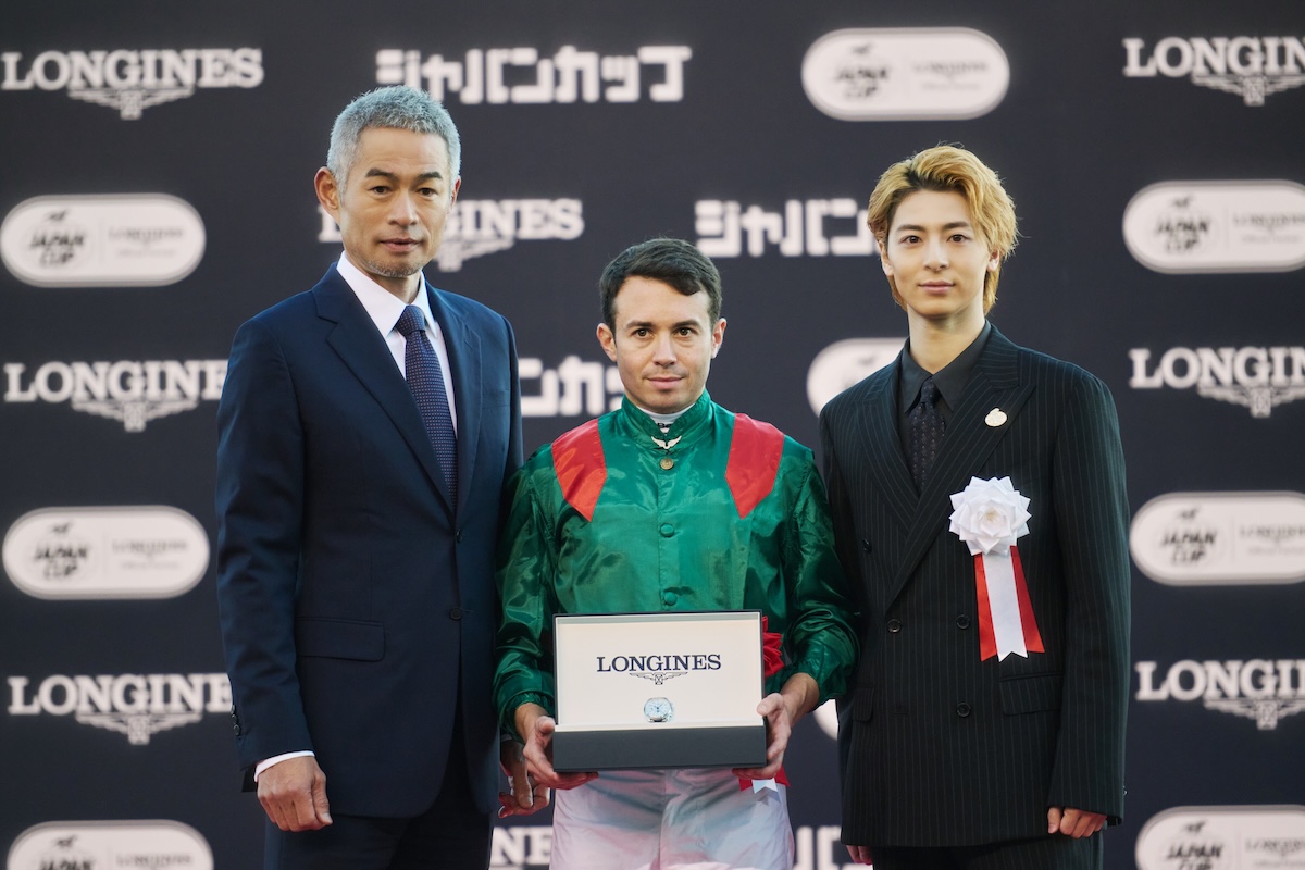 「ロンジン賞 第４５回ジャパンカップ」の表彰式