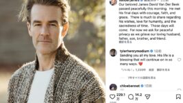 『ドーソンズ・クリーク』ジェームズ・ヴァン・ダー・ビーク死去、48歳　大腸がんと2年半闘病