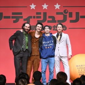 ティモシー・シャラメvs窪塚洋介、卓球映画のヒーローが壇上に！ 『マーティ・シュプリーム 世界をつかめ』ジャパンプレミア