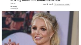 ブリトニー・スピアーズ、薬物乱用者向け治療施設へ　逮捕後に決断…息子の言葉が転機に