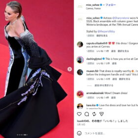 シャロン・ストーンほか花柄で魅了したオーバー50の大物女優3人に注目！ カンヌ国際映画祭2026