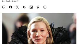 ケイト・ブランシェット、映画業界の男女格差を告白「女性10人に対して男性75人」