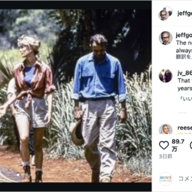 ジェフ・ゴールドブラムのInstagramより（@jeffgoldblum）