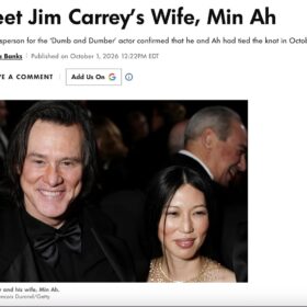 ジム・キャリー、約30歳年下の恋人と極秘結婚！「最高の伴侶」と公の場で愛を告白